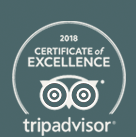 TripAdvisor 2018 Certificate of Excellence